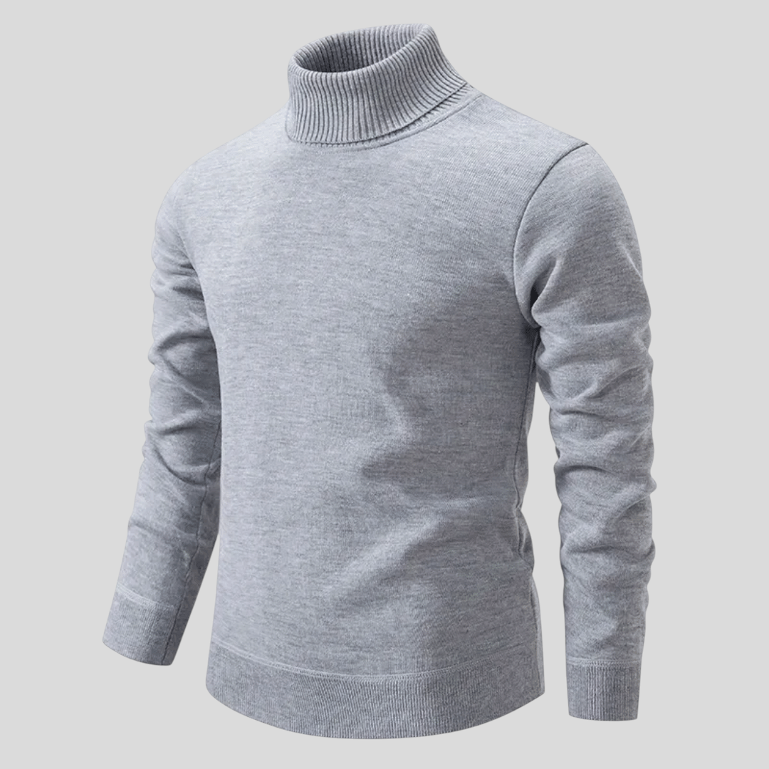 Men's Roll Neck Jumper - Classic Jumper - Long Sleeve