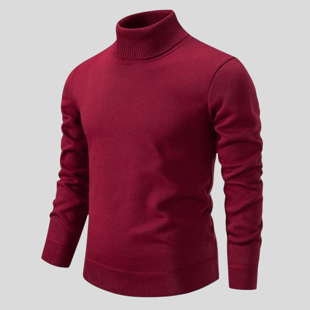 Men's Roll Neck Jumper - Classic Jumper - Long Sleeve